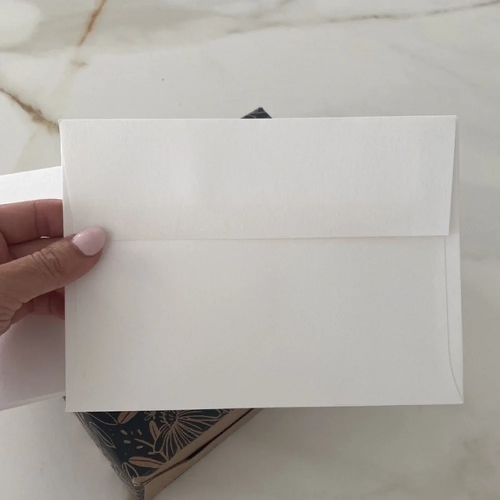 Canva set of 50 empty 5x7 envelops